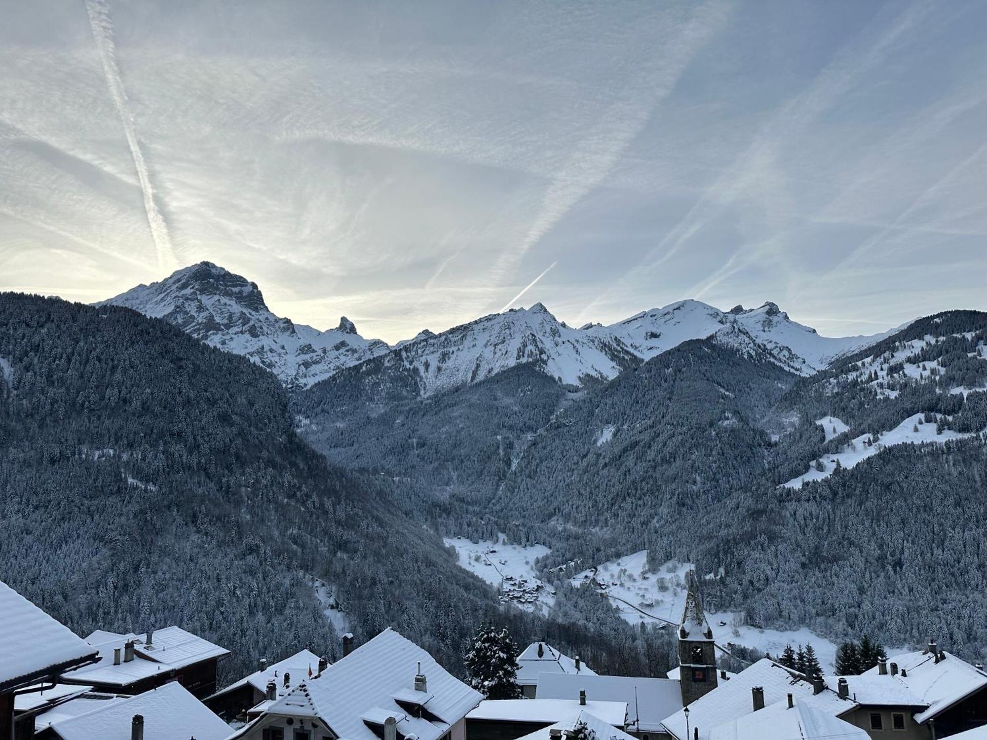 Chalet Rayon De Soleil Gryon Villars Exterior photo